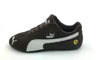 zapatos puma montante running brown blanc